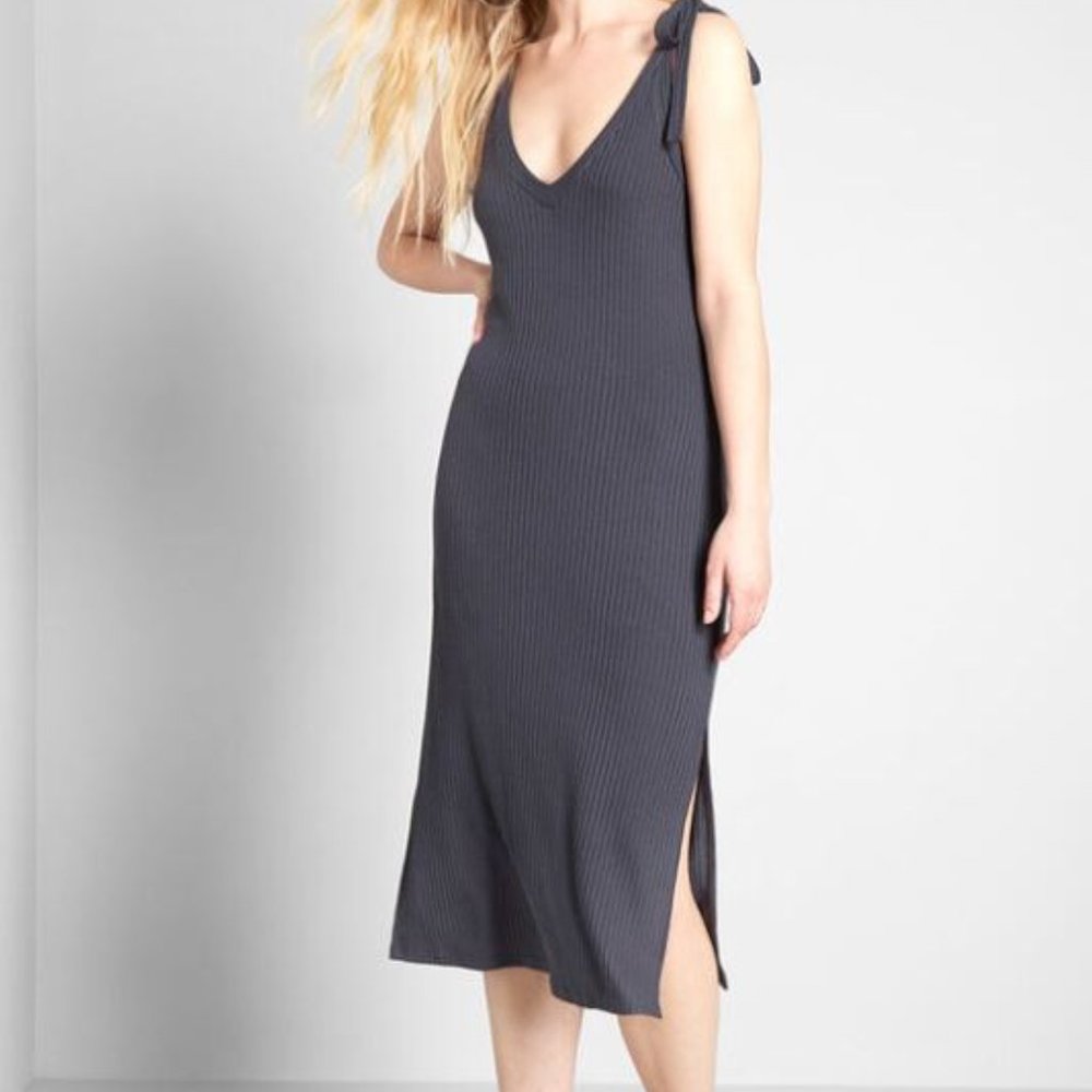 ModCloth Found a Keeper Tie-Shoulder Midi Dress‎
